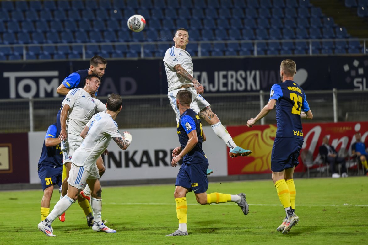 Slovan remizoval v Celje 1:1 v prvom zápase 2. predkola