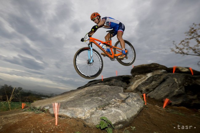 Slovák Peter Sagan počas pretekov v horskej cyklistike v cross-country na OH v Riu de Janeiro 21. augusta 2016. 