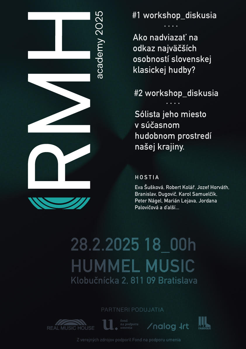 Vydavateľstvo Real Music House pozýva na RMH Academy