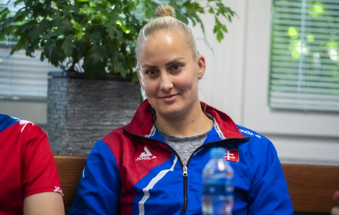 Slovenská stolná tenistka Barbora Balážová získala zlatú medailu vo štvorhre na majstrovstvách Európy v Linzi