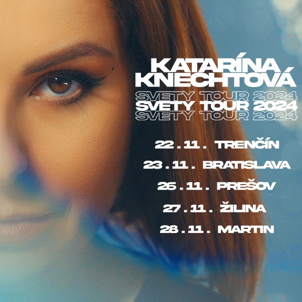Katarína Knechtová sa fanúšikom predstaví na koncertoch Svety Tour