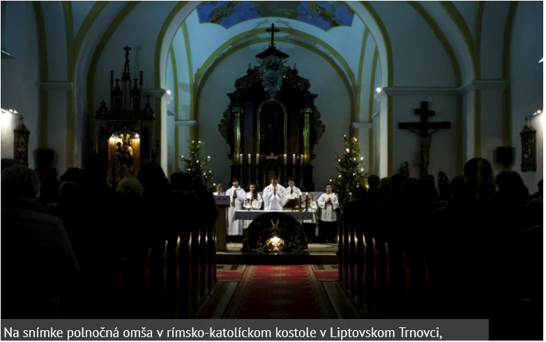 Na polnočné omše na Vianoce platí výnimka zo zákazu vychádzania