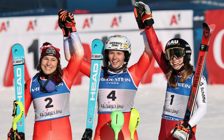 MS 2025 v Saalbachu - slalom žien: Rastová získala zlato v slalome, Shiffrinová skončila piata