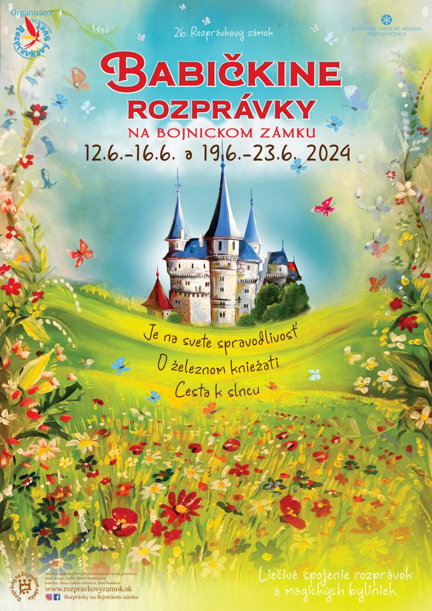 Rozprávkový zámok 2024 - Babičkine rozprávky: Podujatie na Bojnickom zámku čerpá inšpiráciu od starých mám