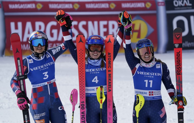 Mikaela Shiffrinová vyhrala slalom v Sestriere