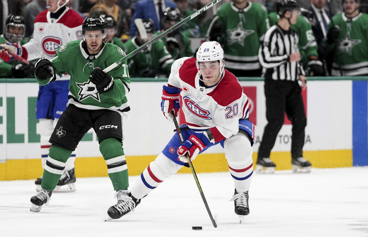 NHL: Slafkovský strelil piaty gól v sezóne, Montreal vyhral v Dallase 3:1