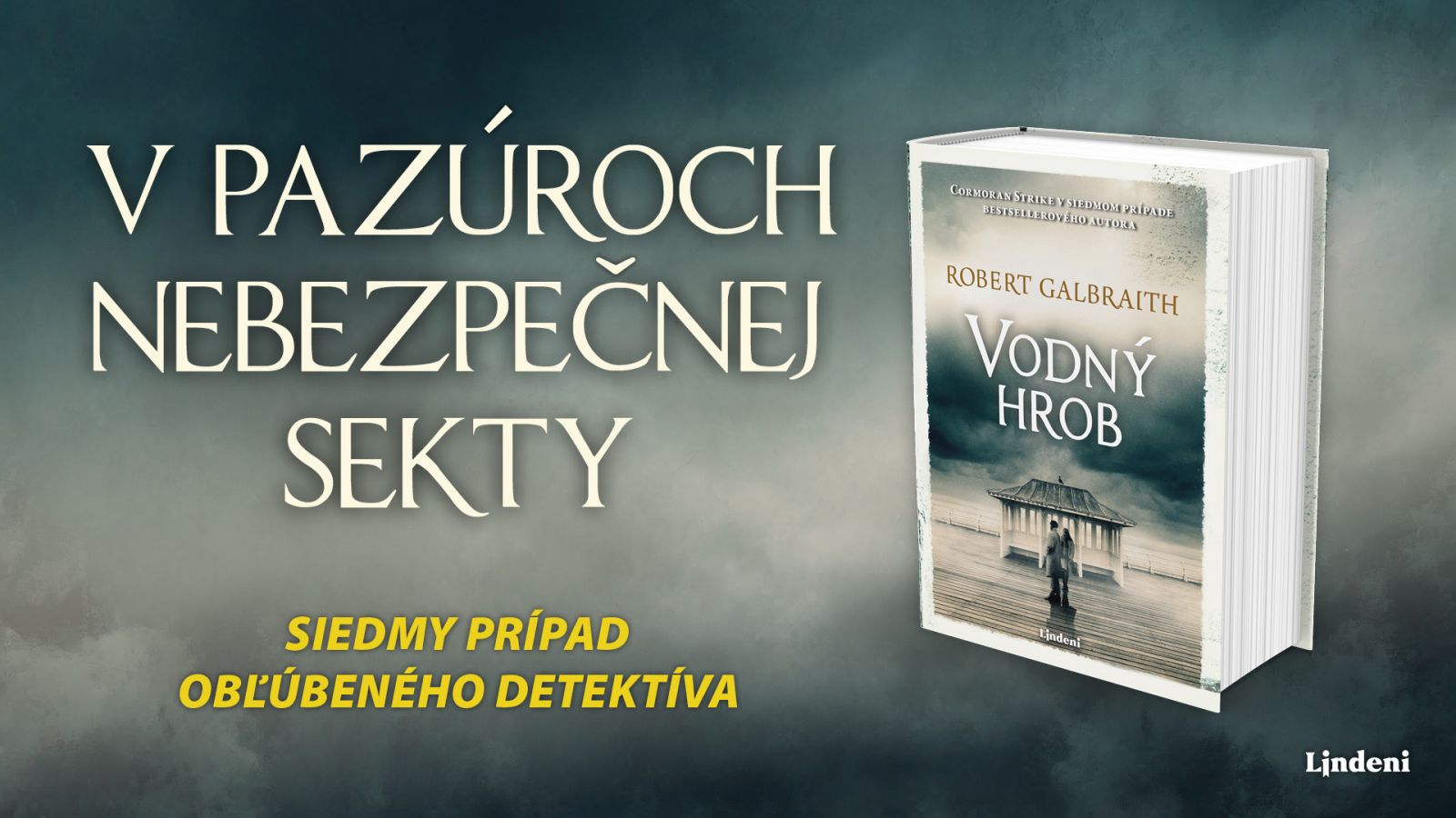 Desivá sekta a majster v manipulácii. Séria Cormoran Strike pokračuje novinkou Vodný hrob