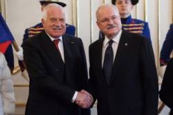 vaclav klaus na oficialnej navsteve