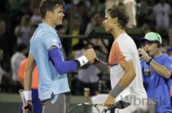 milos raonic rafael nadal tenis