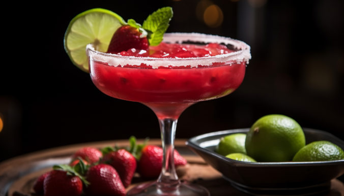 refreshing summer cocktail with fresh fruit mint generated by ai 676x386